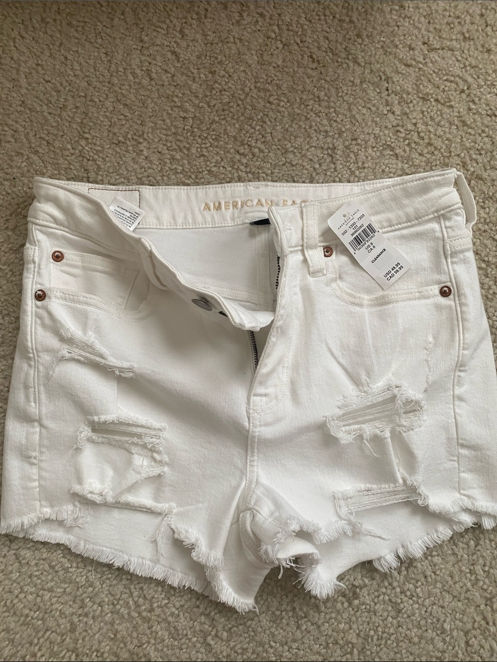 American eagle new jeans shorts 8